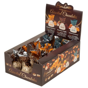 Цукерки MonLasa шоу бокс 3 смаки Трюфель, Солона Карамель, Арахіс медова Карамель, 15 шт ( 300 гр) Цукерки MonLasa шоу бокс 3 смаки Трюфель, Солона Карамель, Арахіс медова Карамель, 15 шт ( 300 гр)