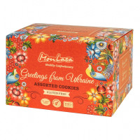 Печиво MonLasa безглютенове Петриківський розпис, коробка, 240г