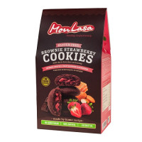 Печиво MonLasa Брауні з полуничною начинкою безглютенове, 120г