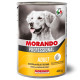 Консервированный корм Morando PROFESSIONAL для взрослых собак, кусочки с курицей и индейкой, 1250 г