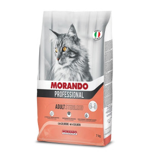 MORANDO PROFESSIONAL STERILIZED сухой корм с лососем, 7 кг