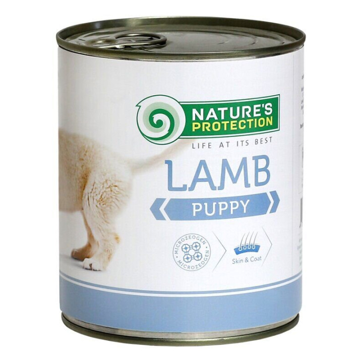 Влажный корм для щенков всех пород с ягненком Nature's Protection Puppy Lamb 400г