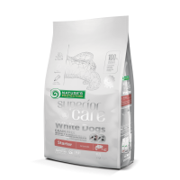 Сухий беззерновий корм для цуценят (стартер) всіх порід з білим забарвленням шерсті Superior Care White Dogs Grain Free Starter All Breeds 10кг