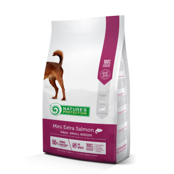 Сухой корм для взрослых собак малых пород с лососем Mini Extra Salmon Adult Small Breeds 2кг