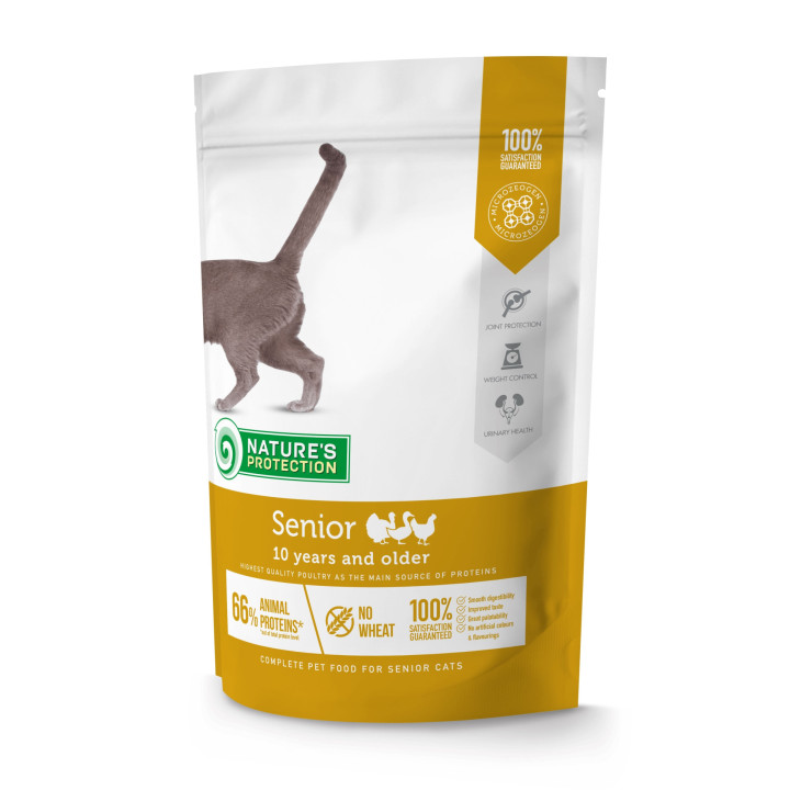 Сухой корм для пожилых кошек Nature's Protection Senior 400g