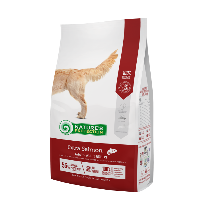 Сухий корм для дорослих собак всіх порід з лососем Extra Salmon Adult All Breeds 2кг
