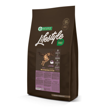 Сухой беззерновой корм с ягненком для взрослых собак всех пород Lifestyle Grain Free Lamb Adult All Breeds 17кг