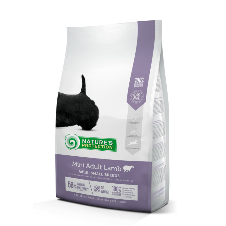 Сухой корм для взрослых собак малых пород с ягненком Mini Adult Lamb Small Breeds 7.5кг
