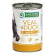 Влажный корм для взрослых собак малых пород с телятиной и уткой Nature's Protection Adult small breed Veal & Duck 400г