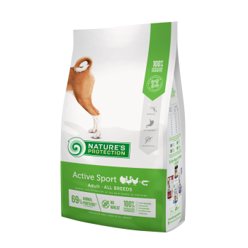 Сухой корм для взрослых спортивных, охотничьих и служебных собак Active Sport Adult All Breeds 4кг