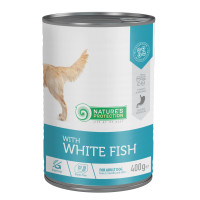 Вологий корм для дорослих собак з білою рибою Nature's Protection with White Fish 400 г