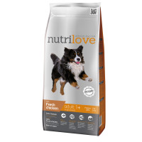 Сухой корм для собак Nutrilove Adult с курицей и рисом 3кг (8595606402355)