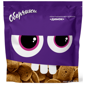 Грінки Оберчики пшенично-житні зі смаком Димок 50 г