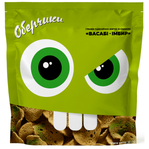 Грінки Оберчики пшенично-житні зі смаком Васабі-імбир 50 г