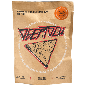 Грінки Обертоси пшенично-житні бездріжджові з насінням соняшнику зі смаком Аджика 100 г