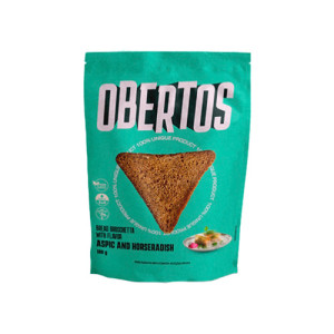 Грінки Обертоси пшенично-житні зі смаком Холодець з хріном 100 г