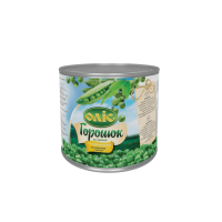 Горошок зелений "Оліс" консервований ж/б 420 г (4820015714664)