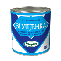Продукт молокосодержащий сгущенный "Барва" 8,5% жирности ж/б 370 г (4820001076660)