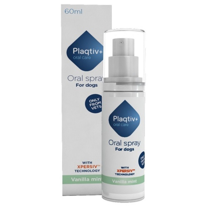 Plaqtiv+ Oral Spray - Спрей для ухода за полостью рта собак 60 мл (8887)