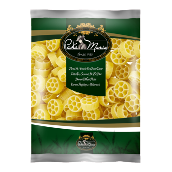 Макаронні вироби з твердих сортів пшениці дурум Pasta Maria "Колеса" 400 г (8691310999539)