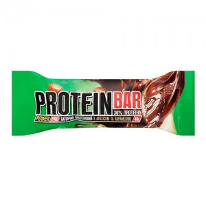 Протеиновый батончик Power Pro Protein Bar 36% белка, с арахисом и карамелью, 40 г (4820214000025)