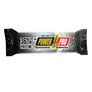 Протеиновый батончик Power Pro Protein Bar 36% белка, со вкусом брют, 60 г (4820214000148)