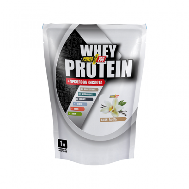 Протеїн Power Pro Whey Protein Ваніль, 1 кг (4820214001787)