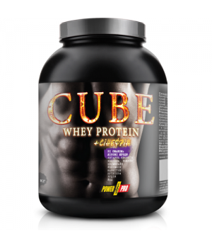 Протеин Power Pro Whey Protein Cube Лесная ягода, банка 1 кг (4820214002401)