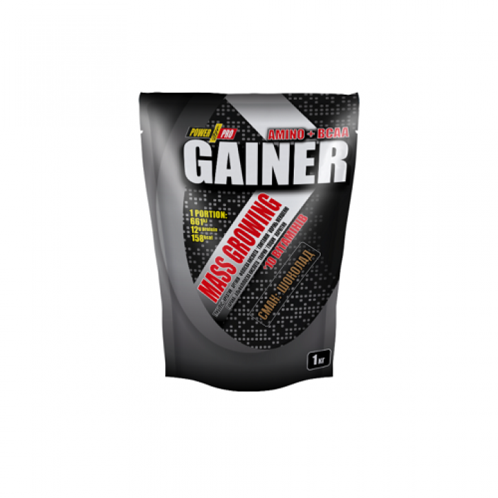 Гейнер Power Pro Gainer Шоколад, 1 кг (4820214002425)