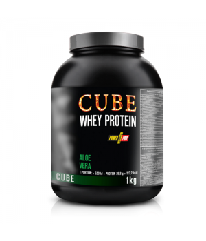 Протеин Power Pro Whey Protein Cube Алое, банка 1 кг (4820214002463)