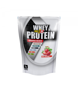 Протеин Power Pro Whey Protein Клубника, 1 кг (4820214002579)