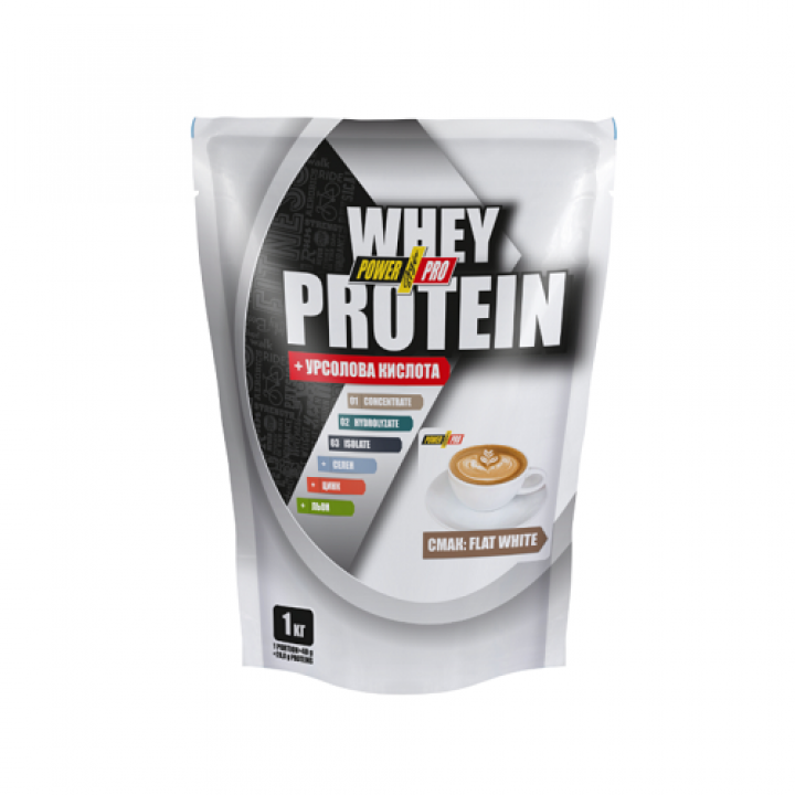 Протеїн Power Pro Whey Protein Flat White, 1 кг (4820214003941)