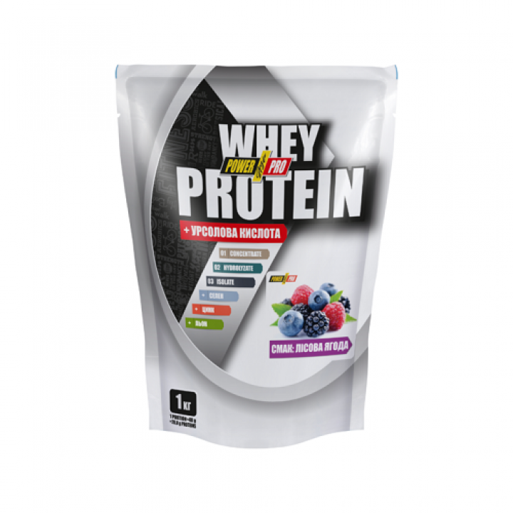 Протеин Power Pro Whey Protein Лесная ягода, 1 кг (4820214003958)