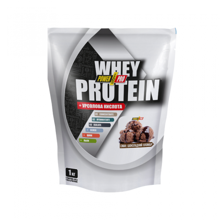 Протеїн Power Pro Whey Protein Шоколадний пломбір, 1 кг (4820214004092)