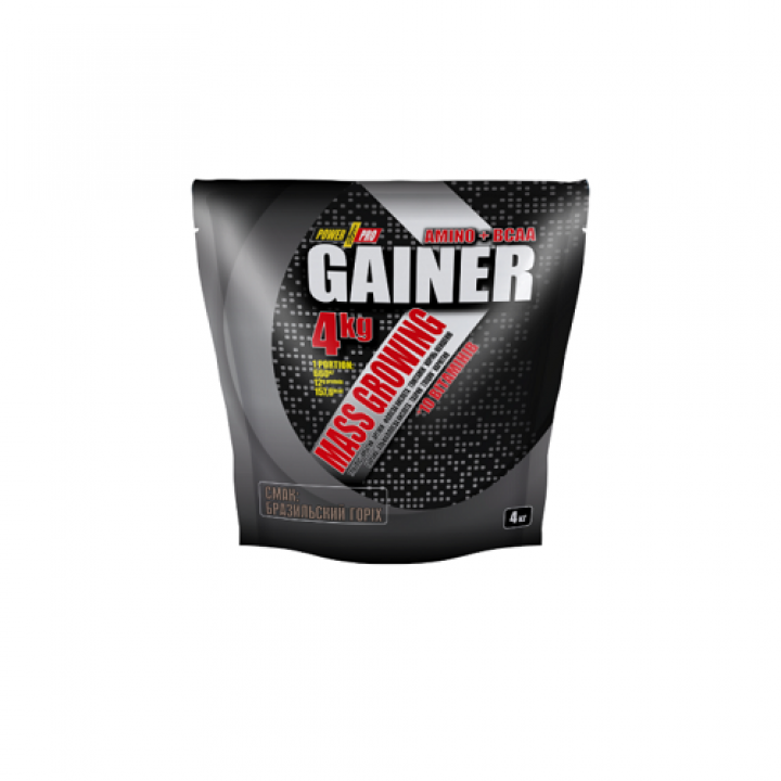 Гейнер Power Pro Gainer Бразильский горіх, 4 кг (4820214004153)