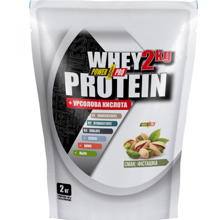 Протеїн Power Pro Whey Protein Фісташка, 2 кг (4820214004375)