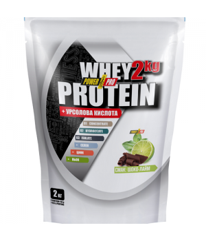 Протеїн Power Pro Whey Protein Шоко-лайм, 2 кг (4820214004382)