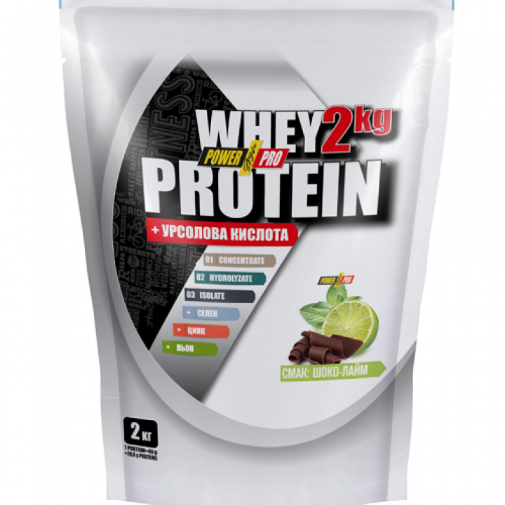 Протеин Power Pro Whey Protein Шоко-лайм, 2 кг (4820214004382)