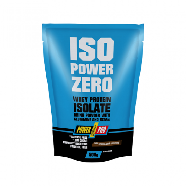 Протеин Power Pro ISO POWER ZERO, шоколадный штрудель, 500 г (4820214004528)