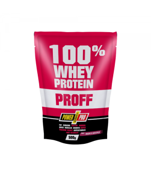 Протеин Power Pro 100 % WHEY PROTEIN PROFF, вишня в шоколаде, 500 г (4820214004535)