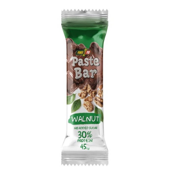 Протеїновий батончик Power Pro Paste Bar з пастою волоського горіха, 45 г (4820214005402)