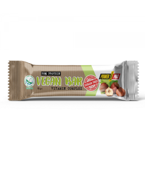 Батончик Power Pro Vegan Bar без цукру, з горіхами та сухофруктами, 60 г (4820214003118)