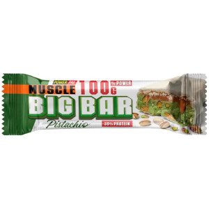 Батончик Power Pro протеїновий 30% білка, без цукру, Muscle Big Bar фісташка, 100 г