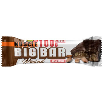 Батончик Power Pro протеиновый 30% белка, без сахара, Muscle Big Bar миндаль, 100 г