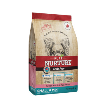Сухий корм Pure Nurture GrainFree Power of 3 Salmon with Split Peas Small& Mini Adult для собак малих та дрібних порід на всіх стадіях життя, рецепт з лососем та колотим горохом, 2 кг