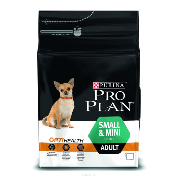 Сухой корм PRO PLAN Small&Mini Sensitive Digestion для собак мелких пород с чувствительным пищеварением с курицей 3 кг
