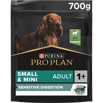 Сухой корм PRO PLAN Small&Mini Adult 1+ Sensitive Digestion для взрослых собак мелких пород с чувствительным пищеварением с ягненком 700 г