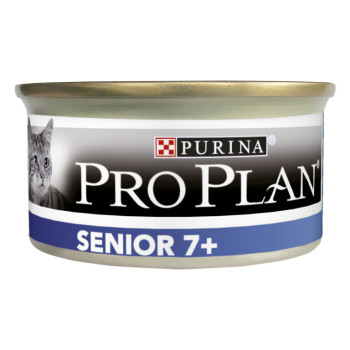 Влажный корм PRO PLAN Senior 7+ для кошек пожилого возраста с тунцом 85 г
