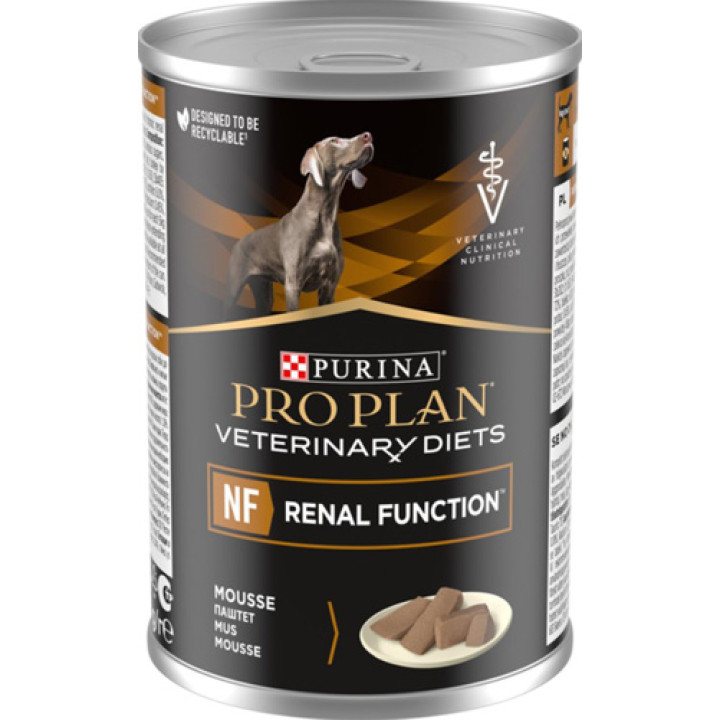 Влажный диетический корм PRO PLAN VETERINARY DIETS NF RENAL FUNCTION для собак для поддержания функции почек 400 г