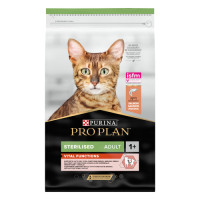 Сухой корм PRO PLAN Sterilised Adult 1+ Vital Functions для взрослых котов после стерилизации с лососем 10 кг